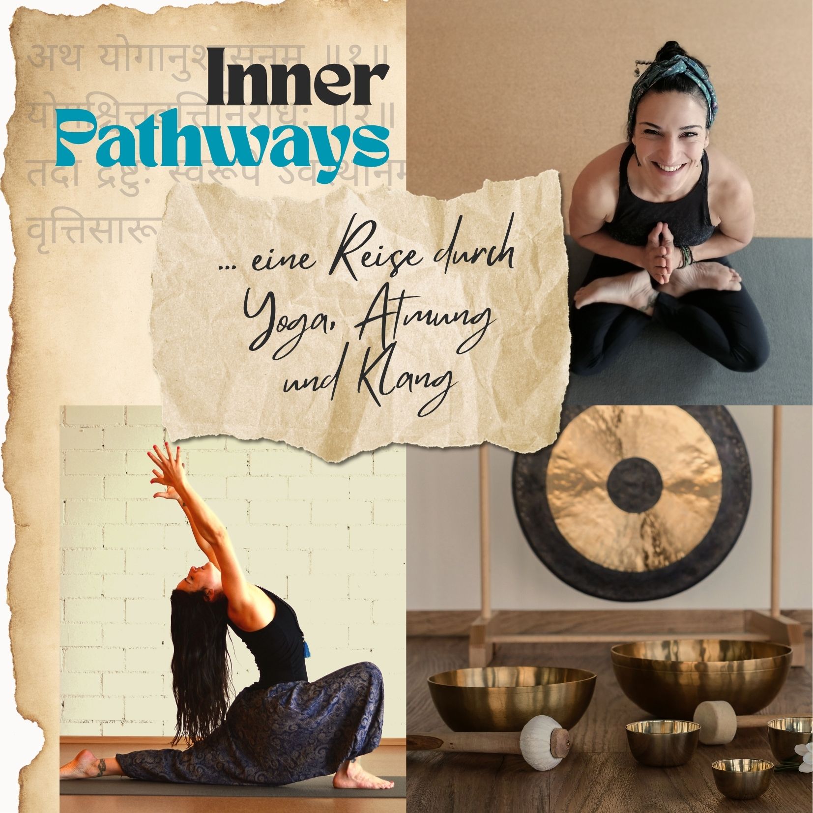 a Journey through Yoga, Breath and Sound (Einladung (Quadrat))